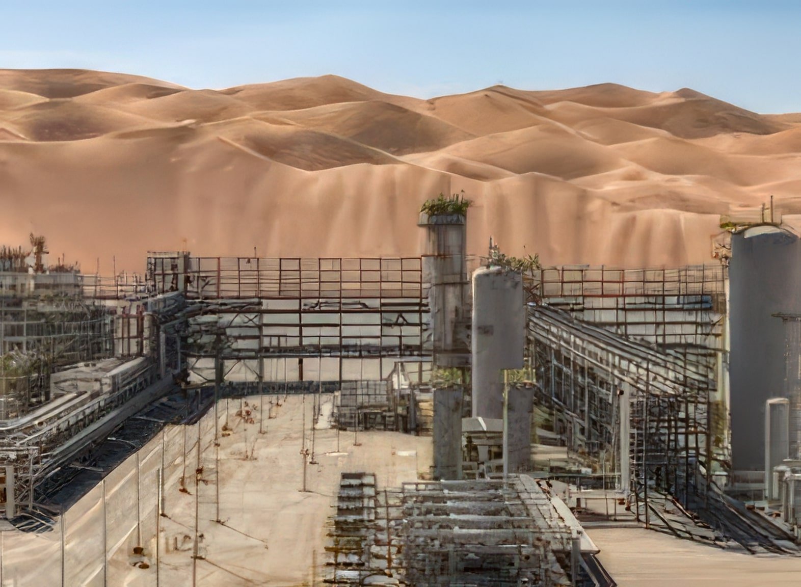 Al-Wasit Arabia Onshore & Offshore Facility project view