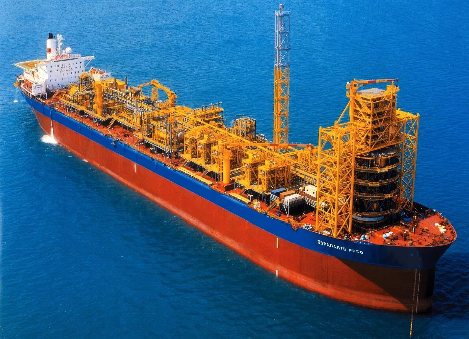 Baleia Azur FPSO project view